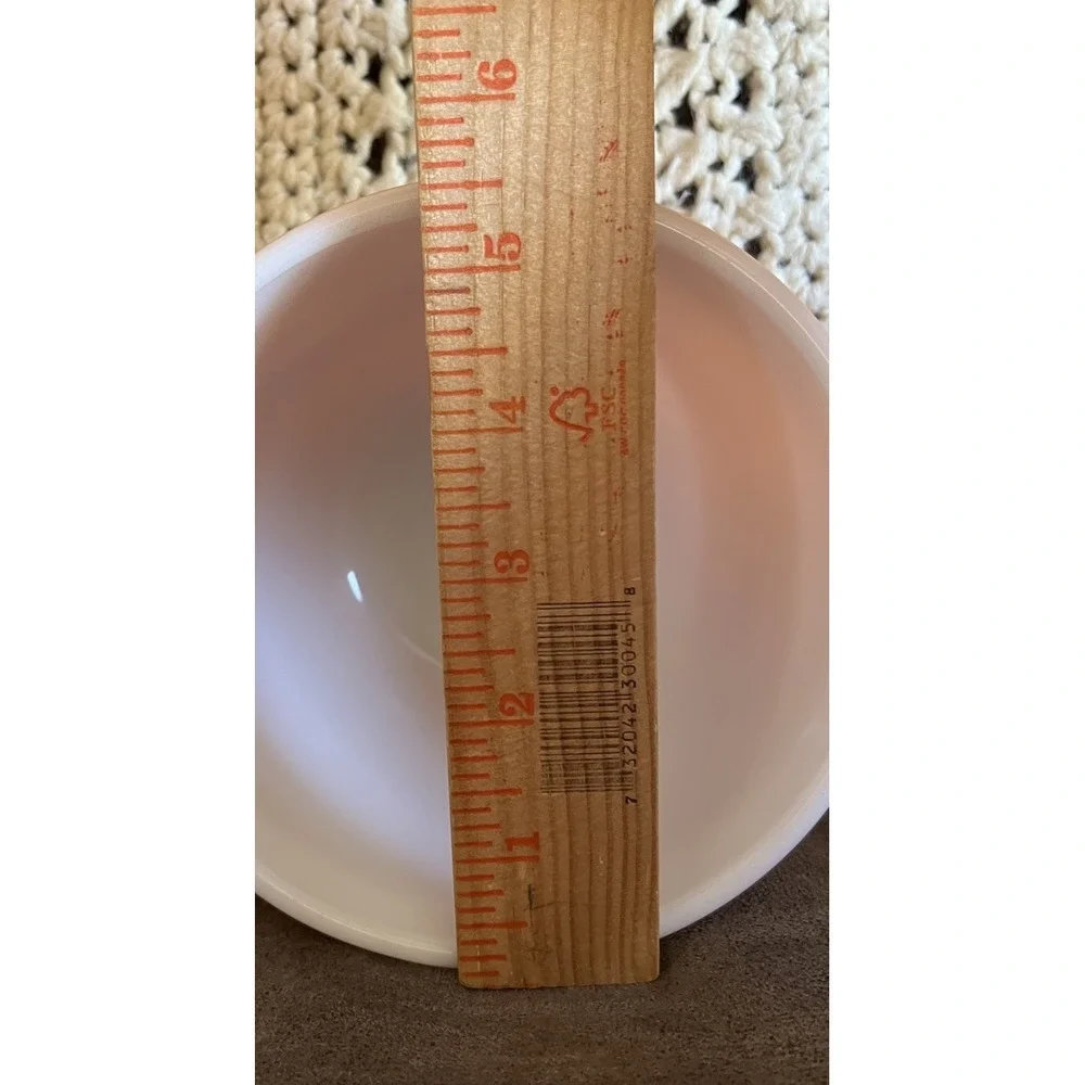 Pyrex 401 Orange Autumn Harvest Glass Round Shape Small Mixing Bowl